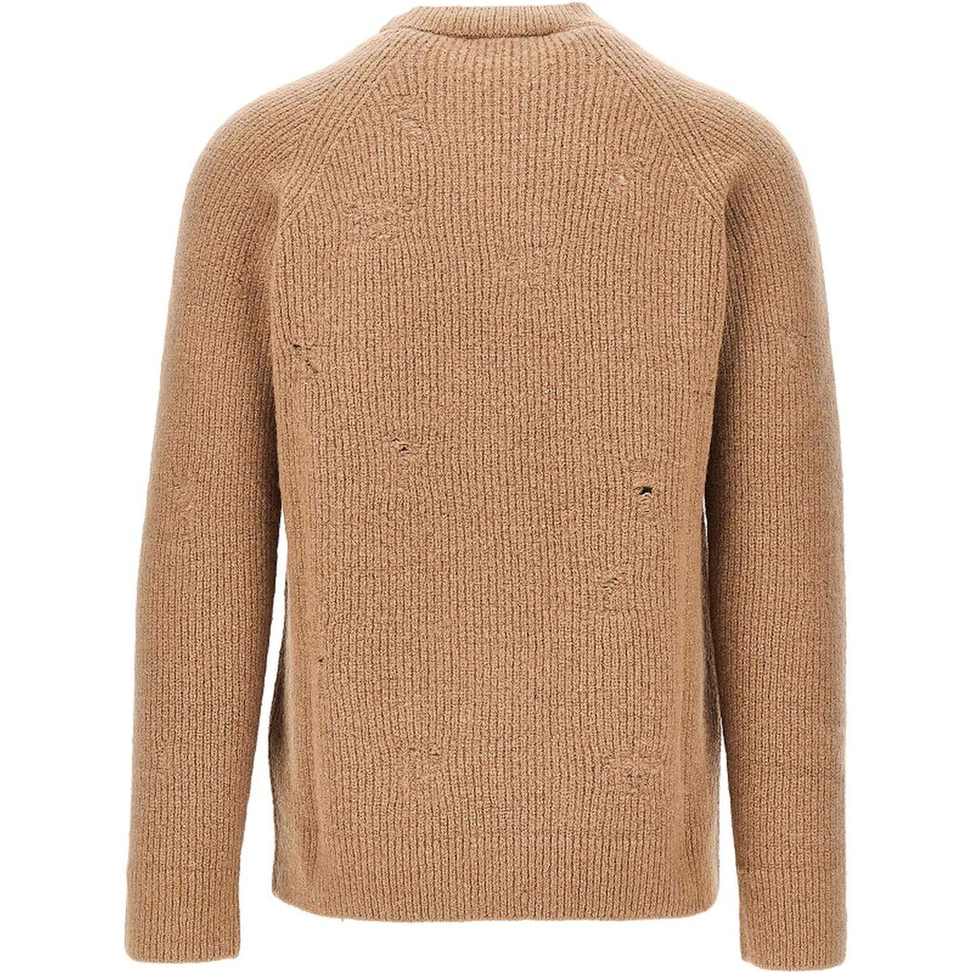 Alpaca-wool blend crewneck sweater