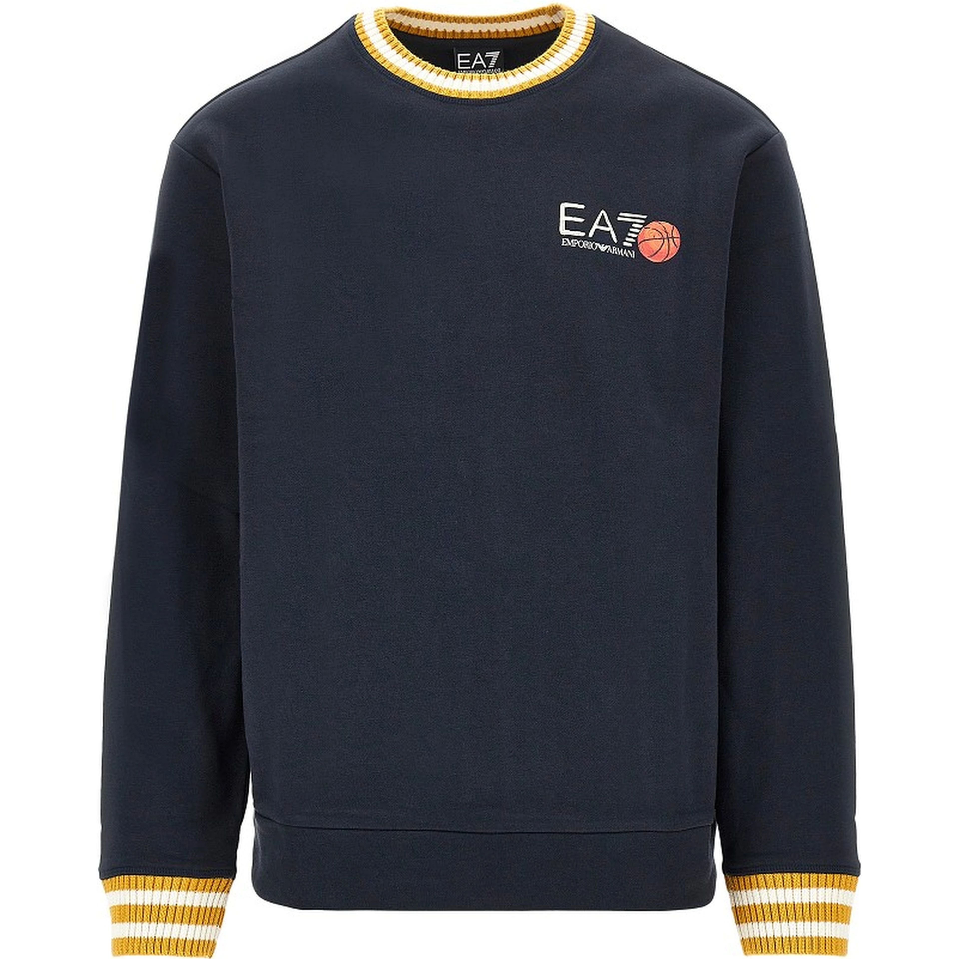 Cotton sweatshirt with logo print