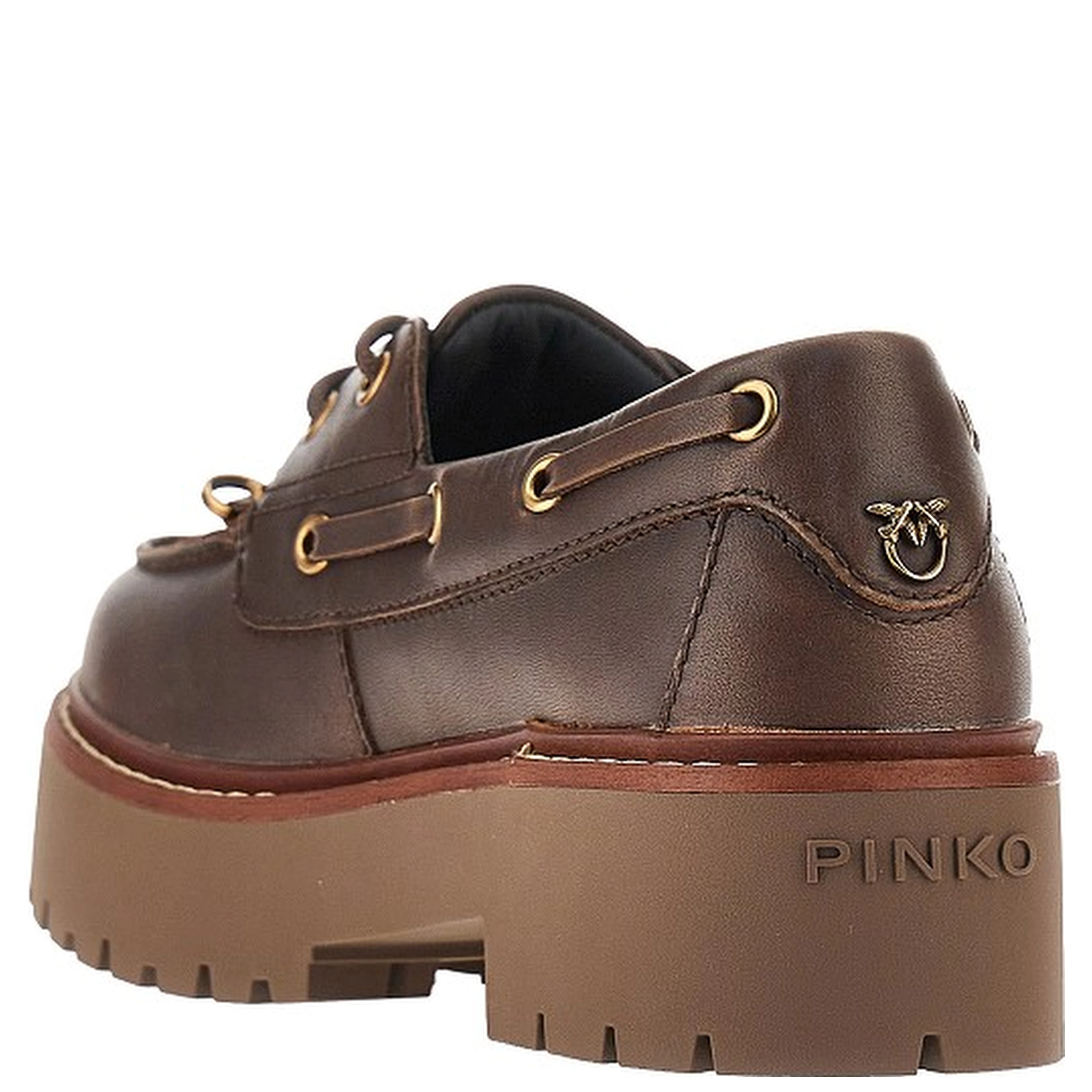 'Margaret' leather boat shoes