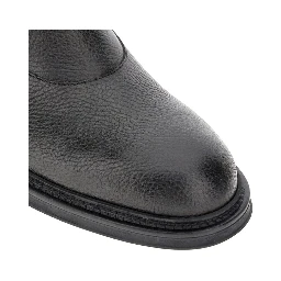 Grained leather Chelsea boots