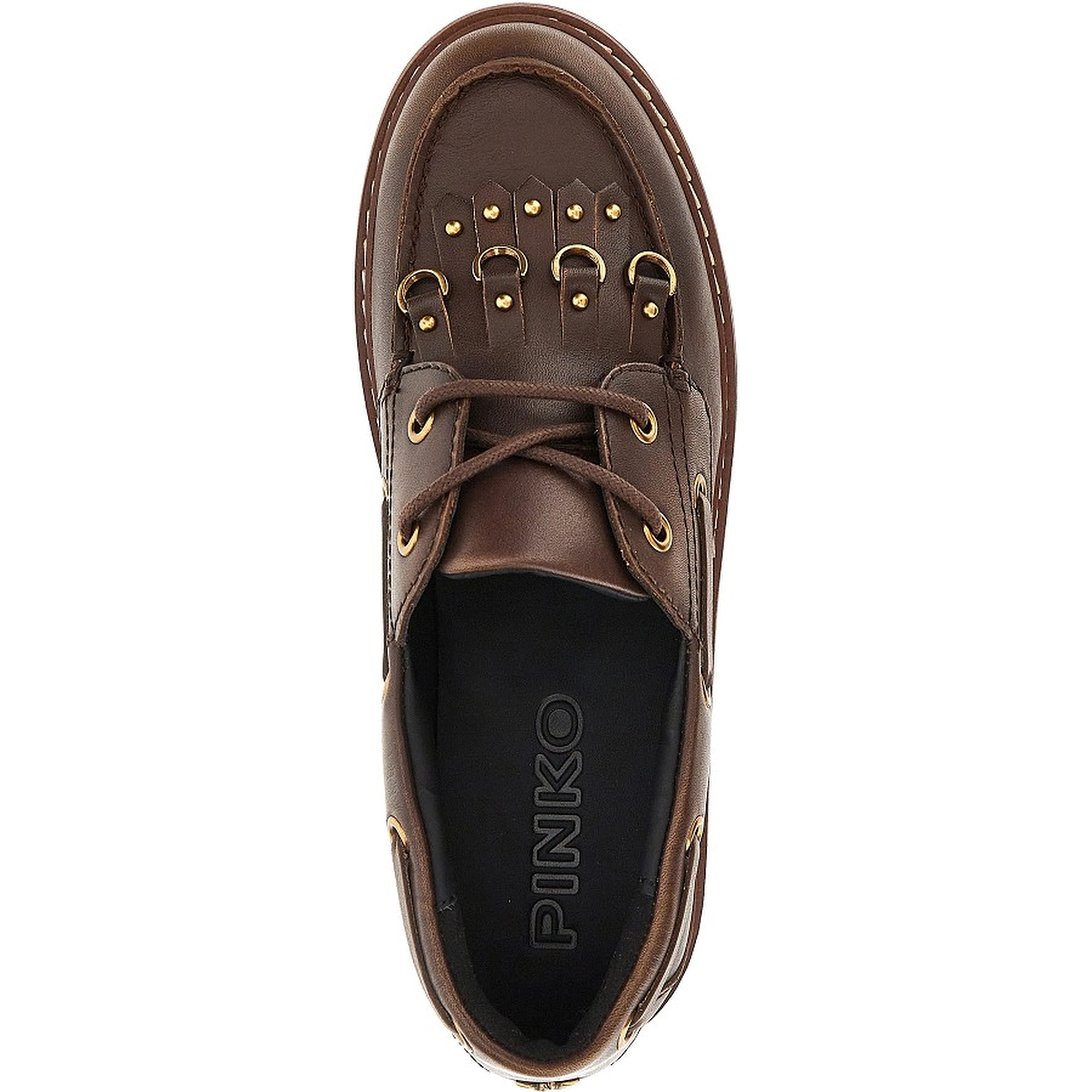 'Margaret' leather boat shoes