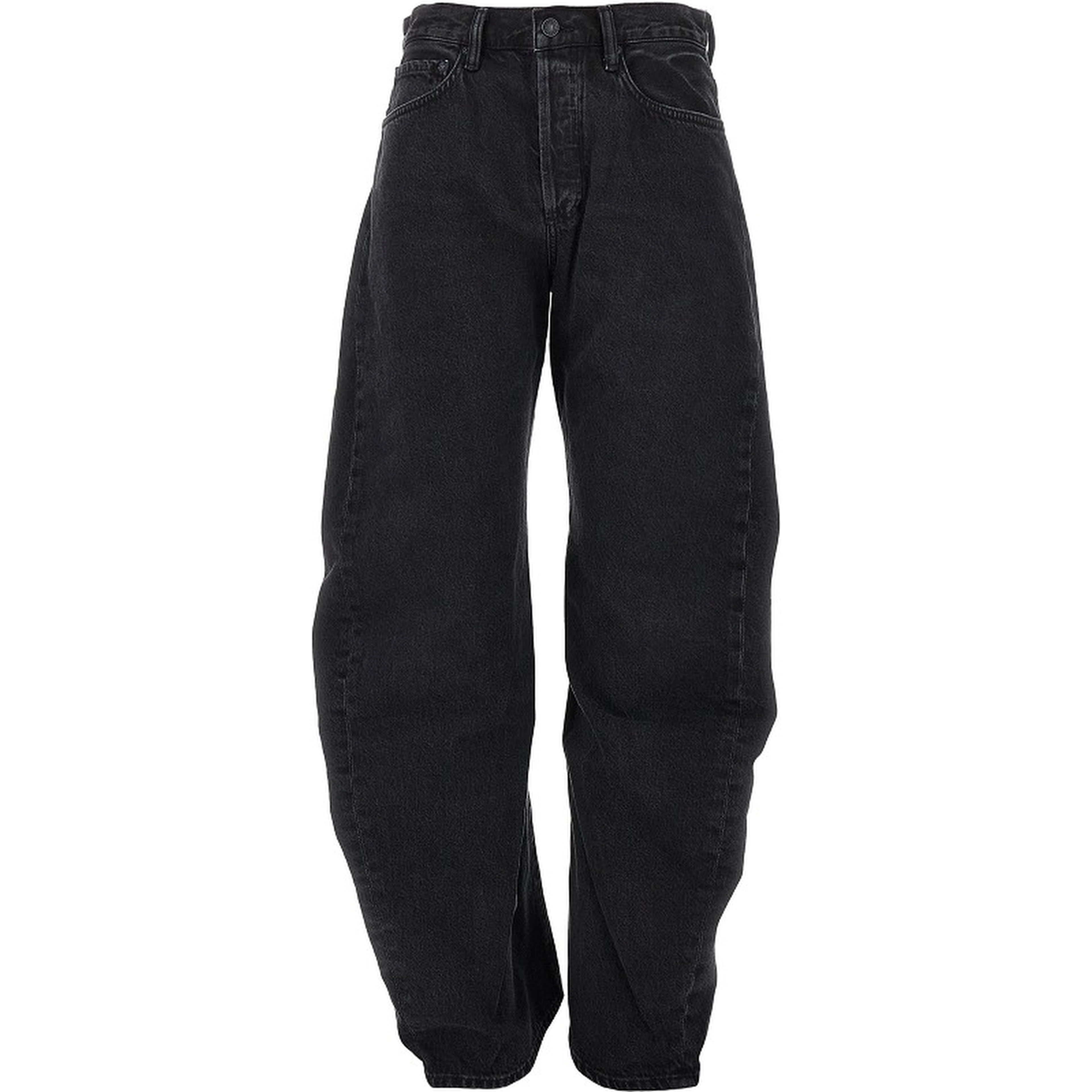 Cotton denim 'Spiral' jeans