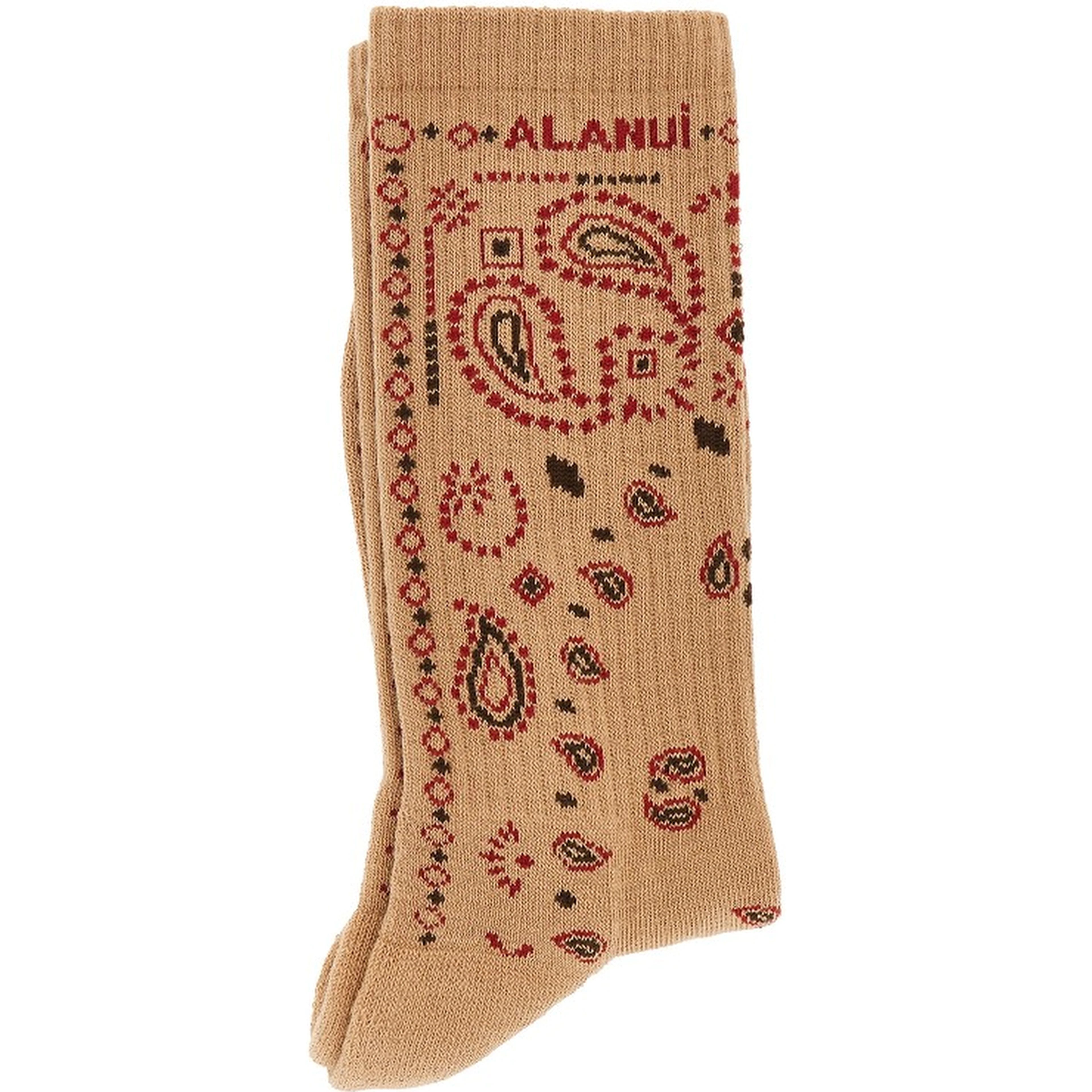 Cotton-blend socks with Bandana motif