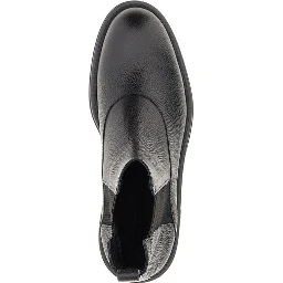 Grained leather Chelsea boots