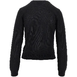 Knitted cardigan with diamond motif