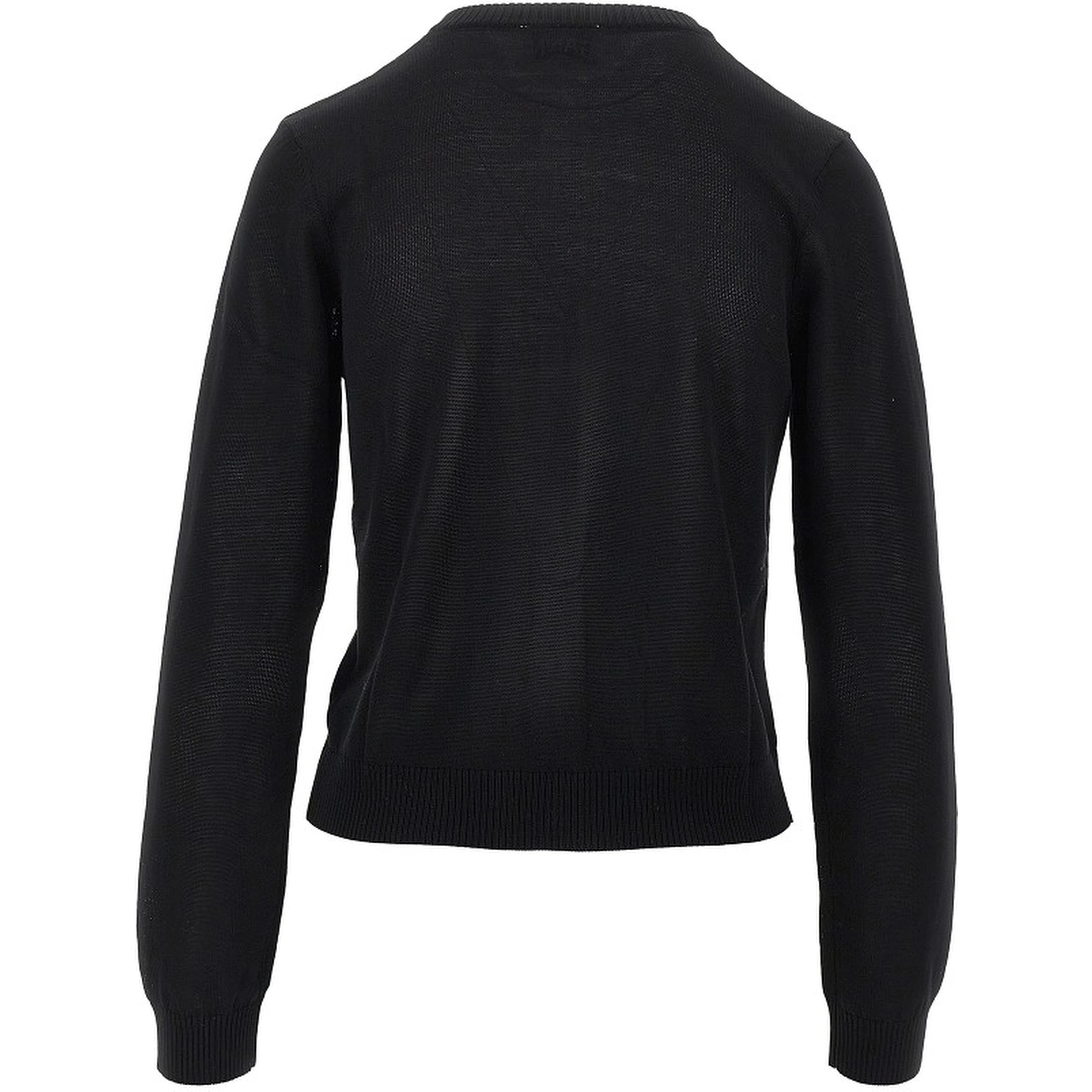 Knitted cardigan with diamond motif