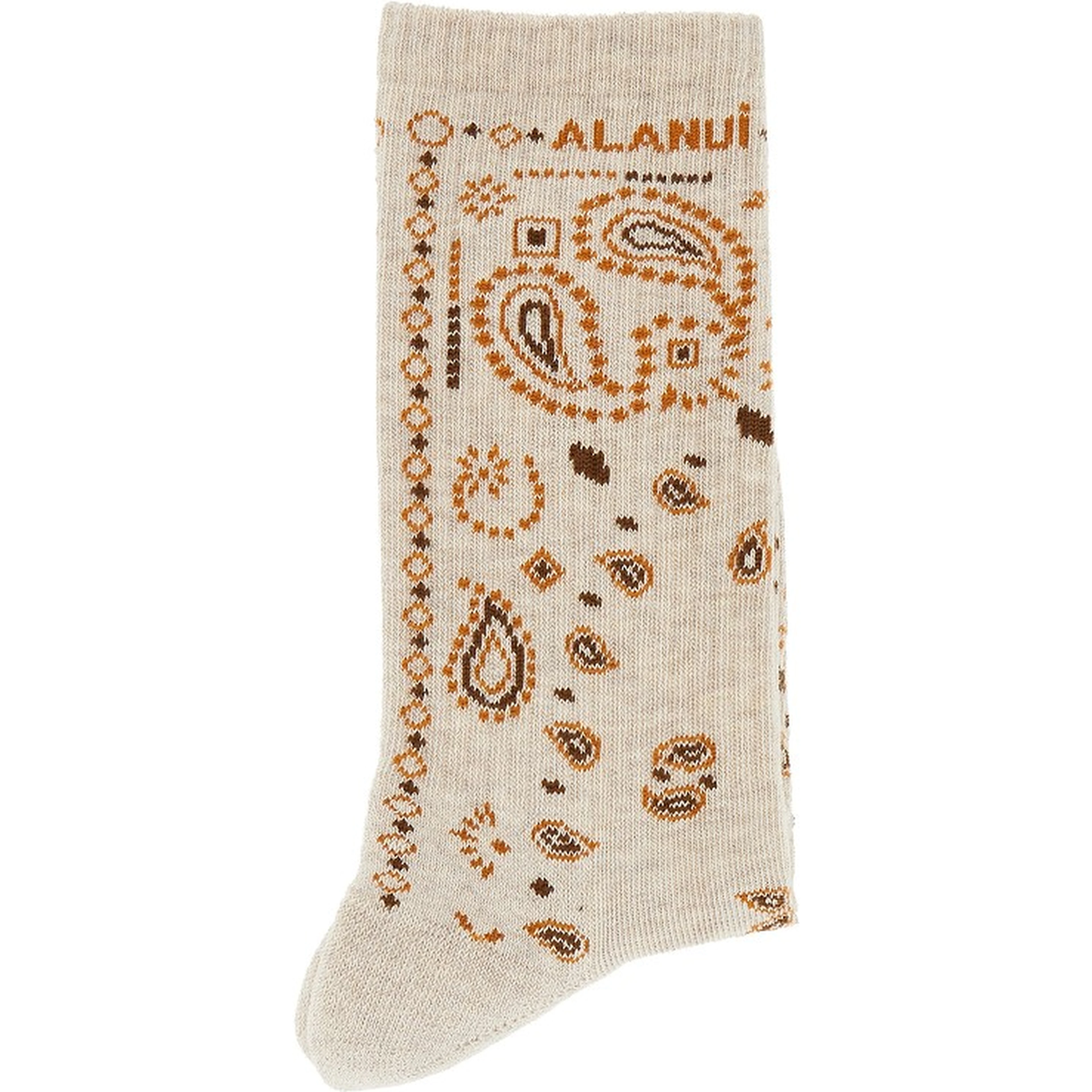 Cotton-blend socks with Bandana motif