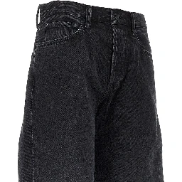 Cotton denim 'Spiral' jeans