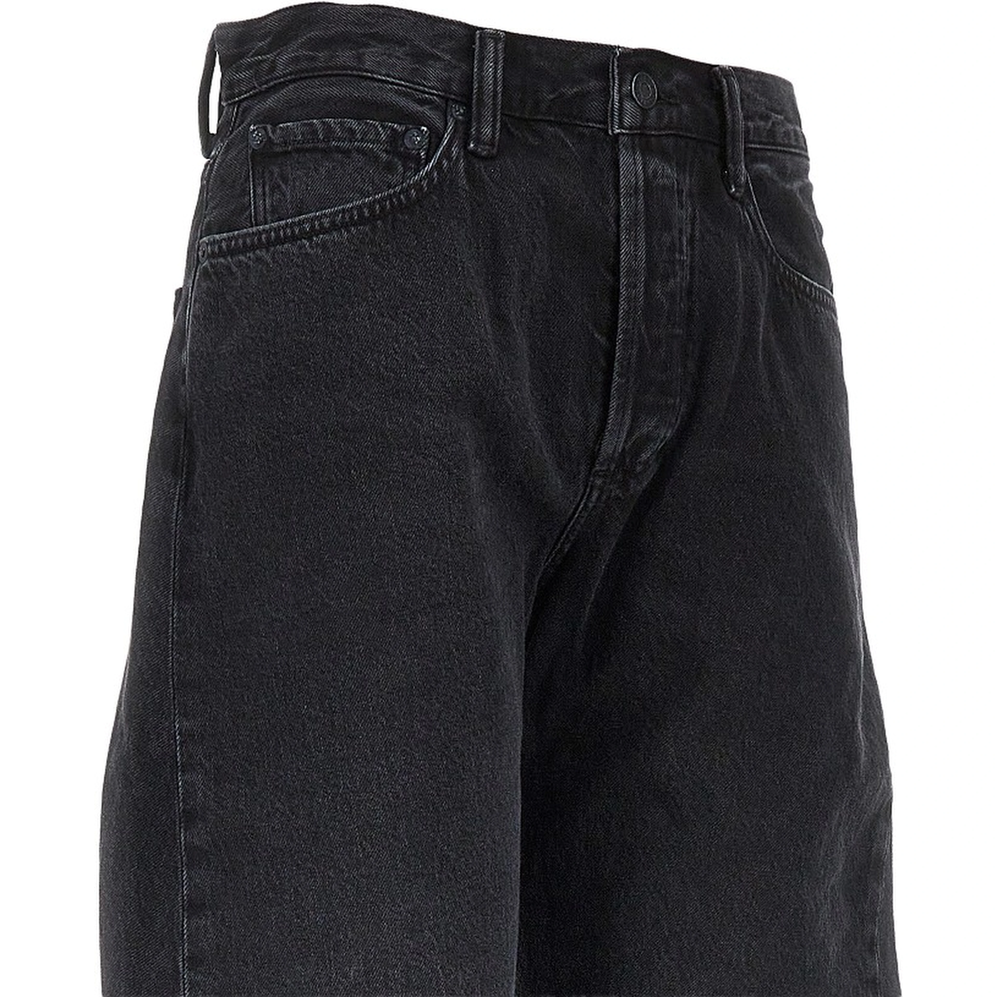 Cotton denim 'Spiral' jeans