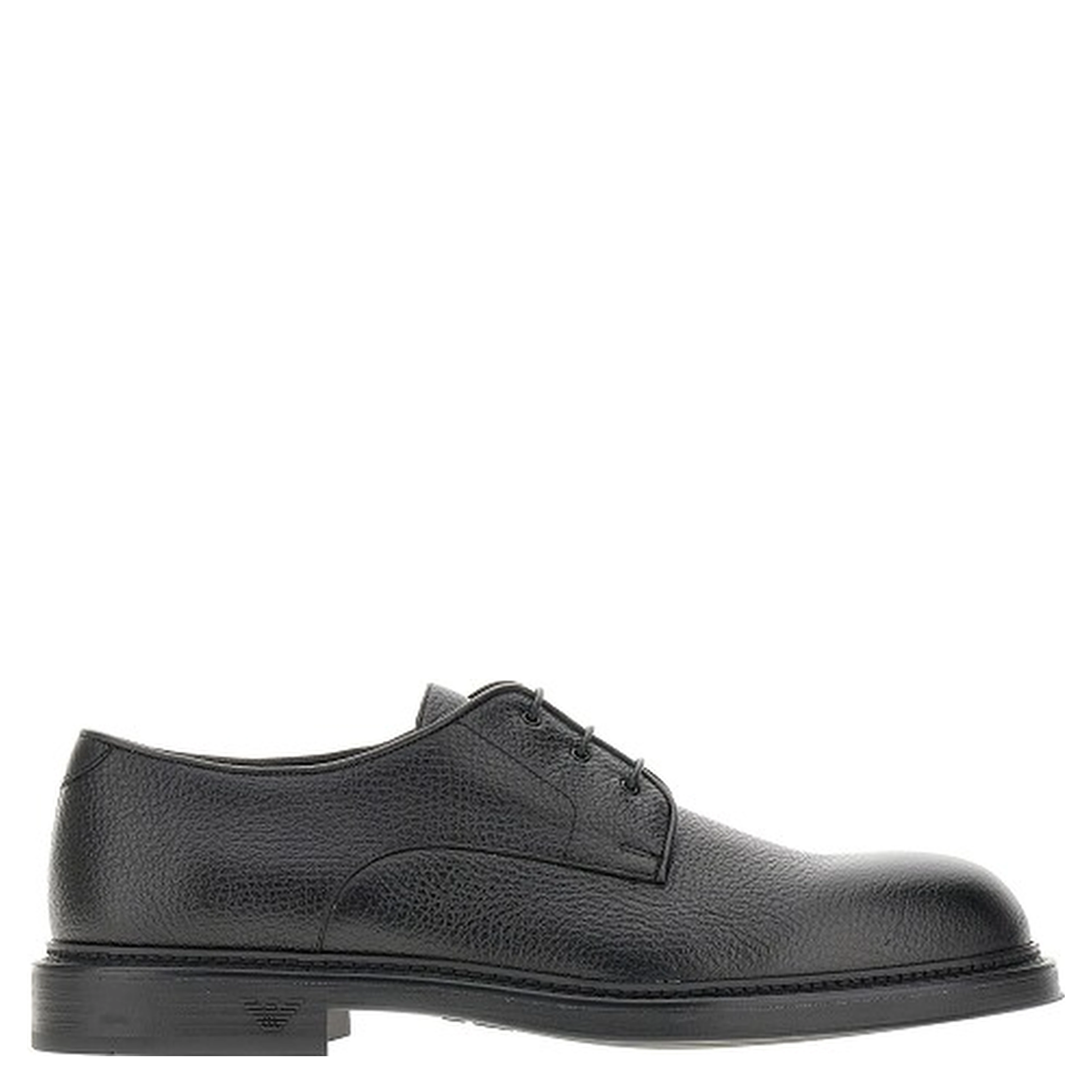 Grained leather Derby shoes