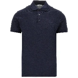 Cotton piquet polo shirt with EKD embroidery