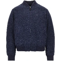 Jersey jacket with jacquard Arnica motif