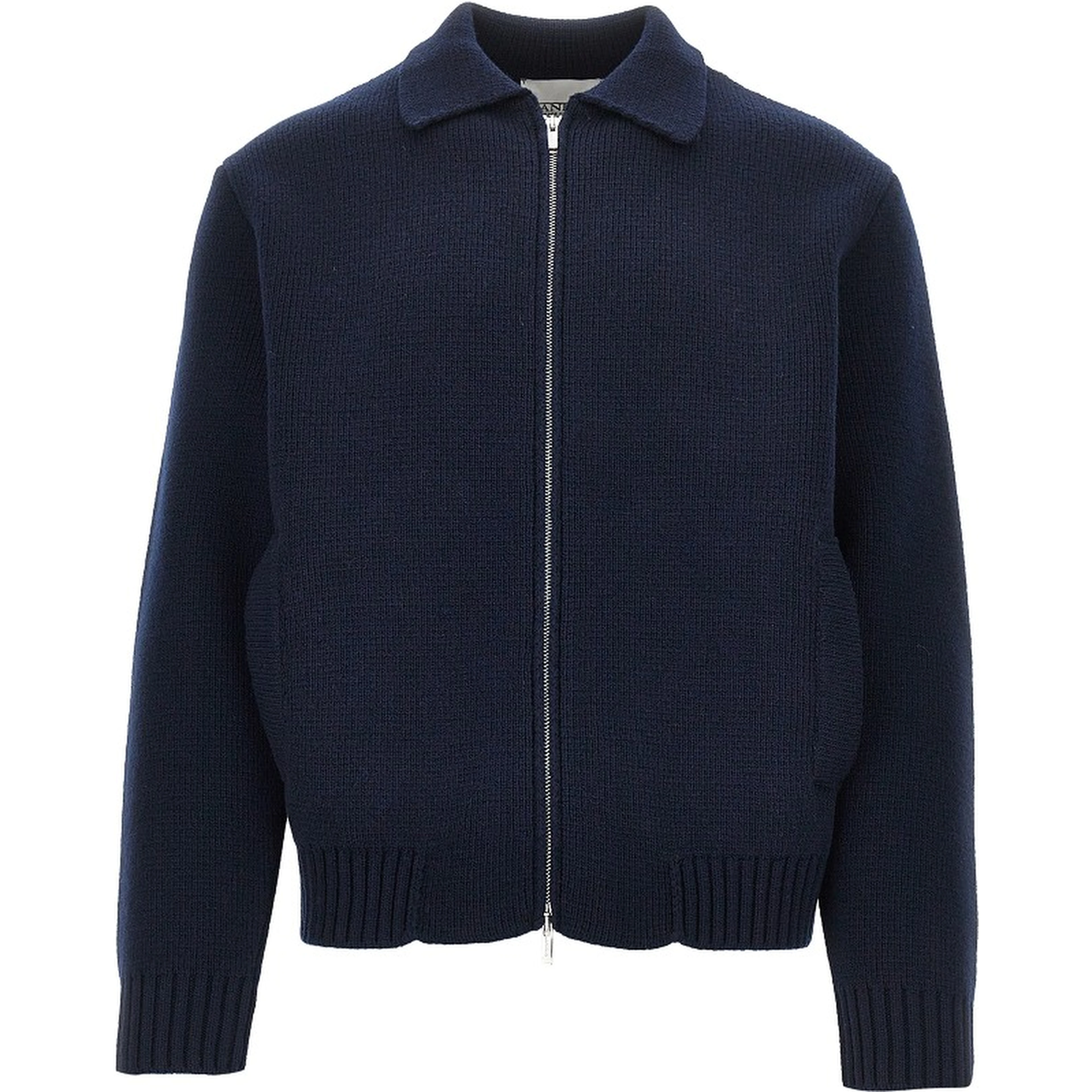Wool knitted cardigan