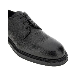Grained leather Derby shoes