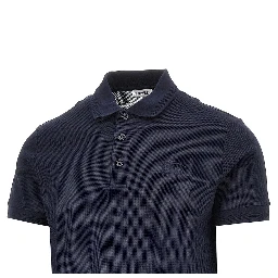 Cotton piquet polo shirt with EKD embroidery