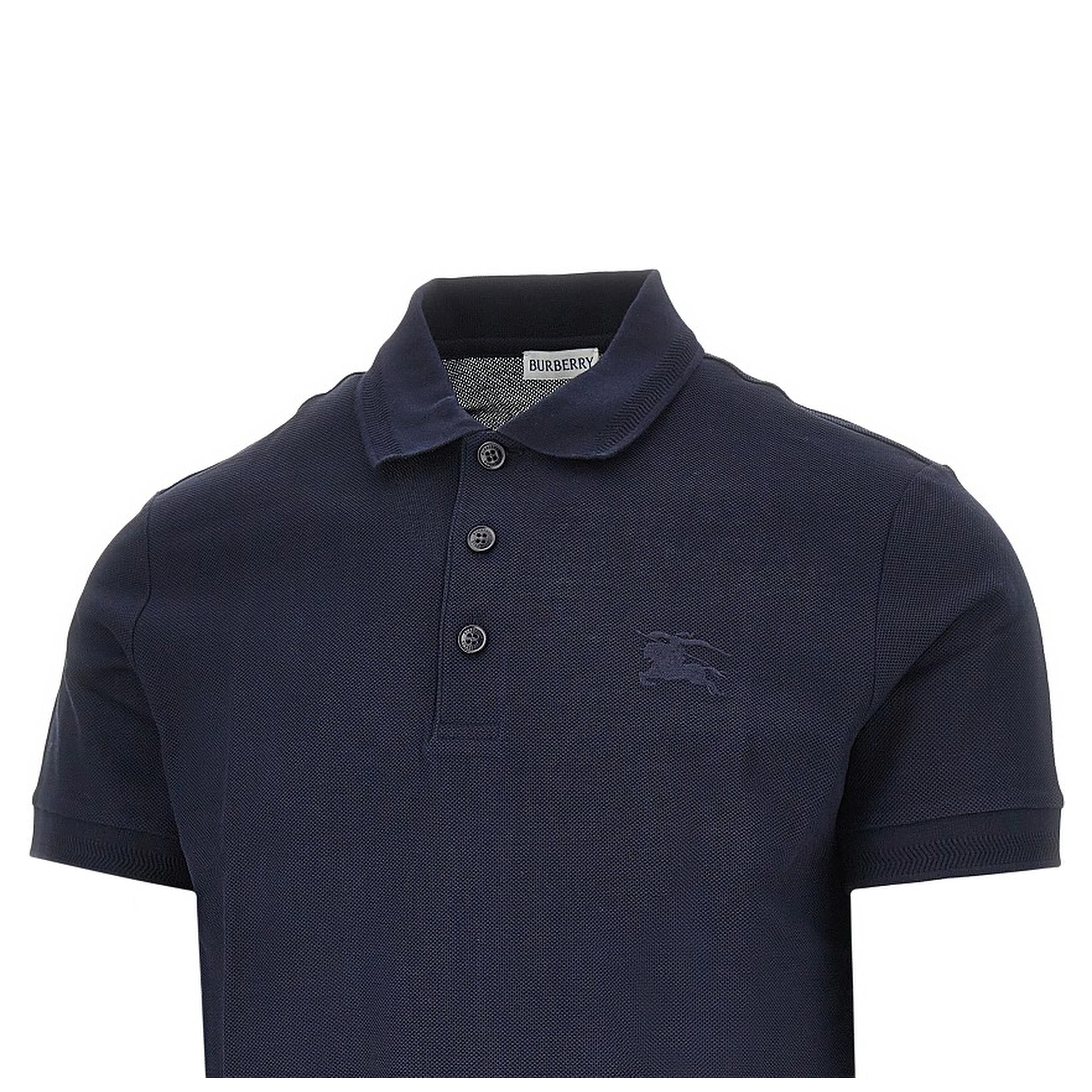 Cotton piquet polo shirt with EKD embroidery