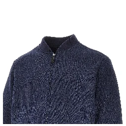 Jersey jacket with jacquard Arnica motif
