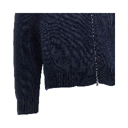 Wool knitted cardigan