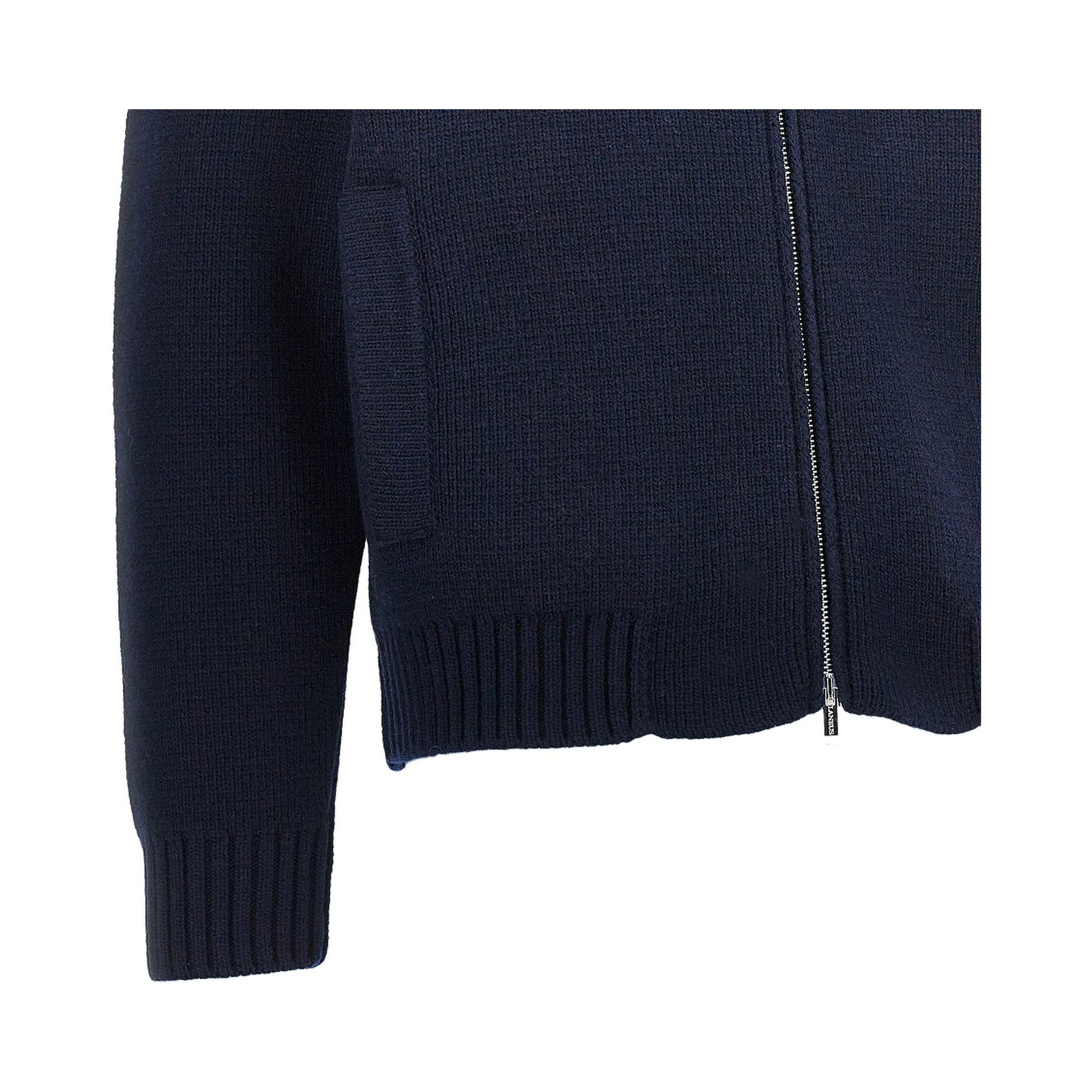 Wool knitted cardigan