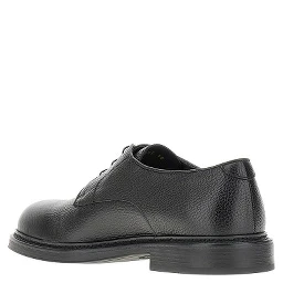 Grained leather Derby shoes