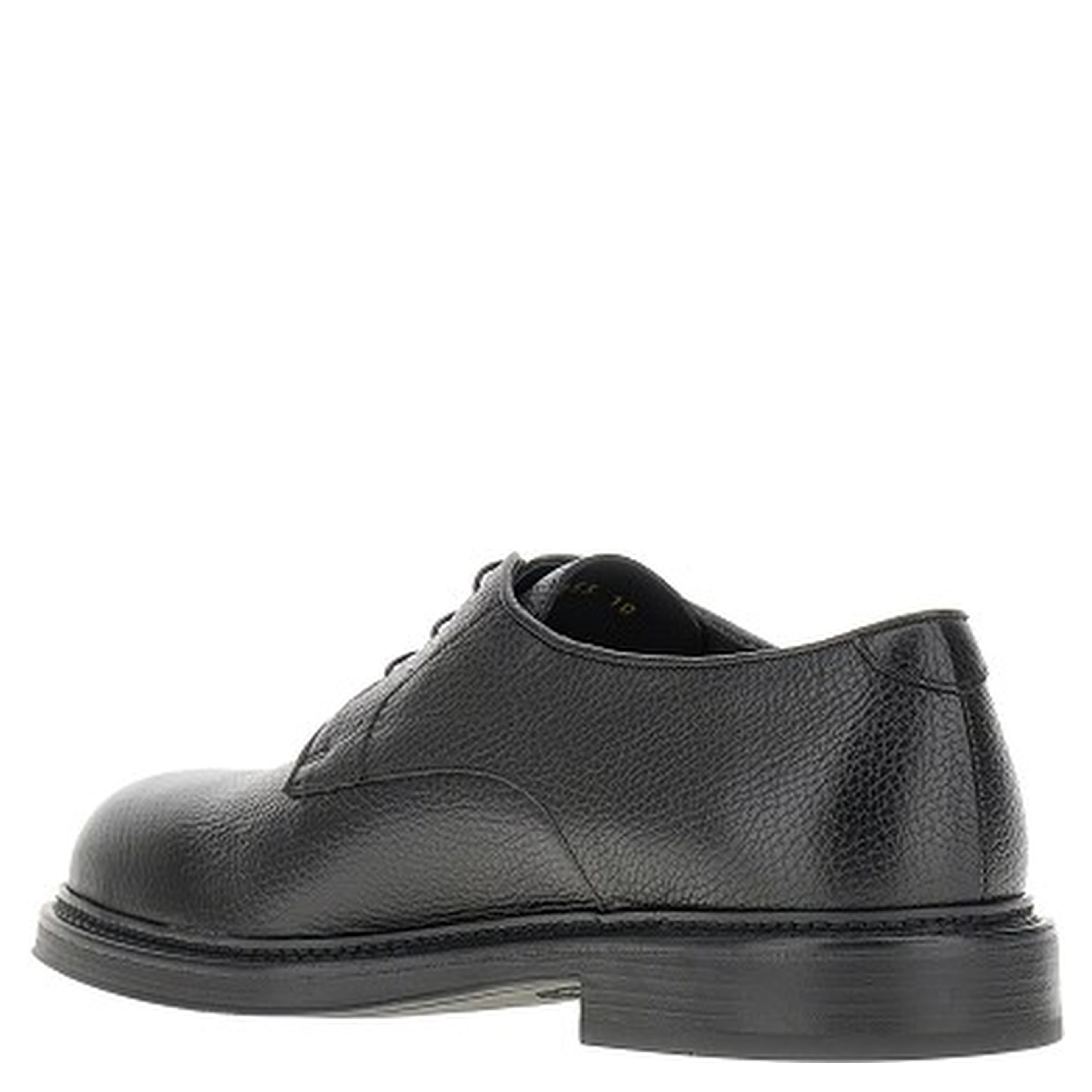 Grained leather Derby shoes