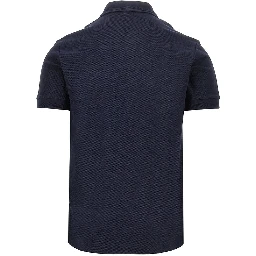 Cotton piquet polo shirt with EKD embroidery