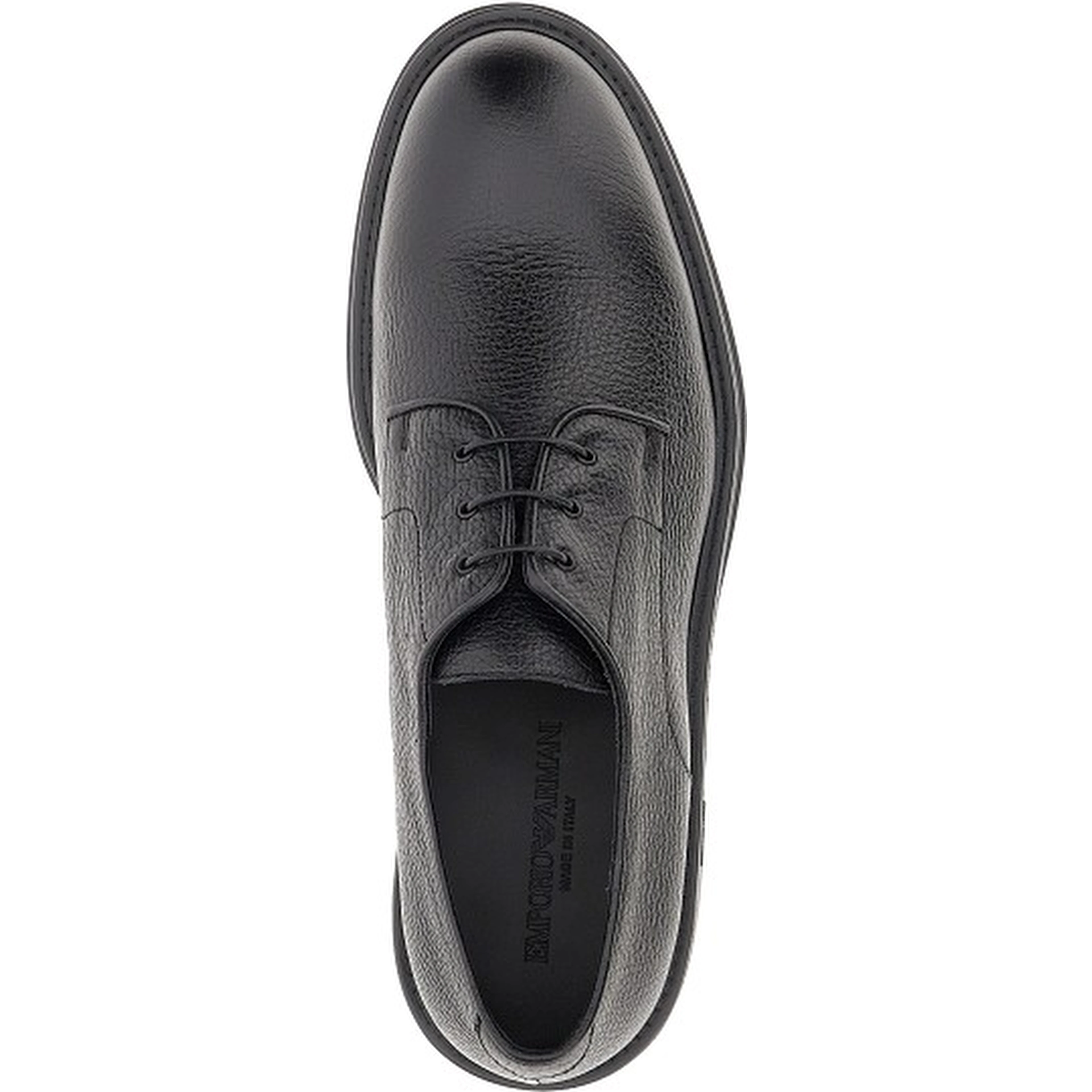 Grained leather Derby shoes