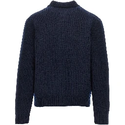 Wool knitted cardigan
