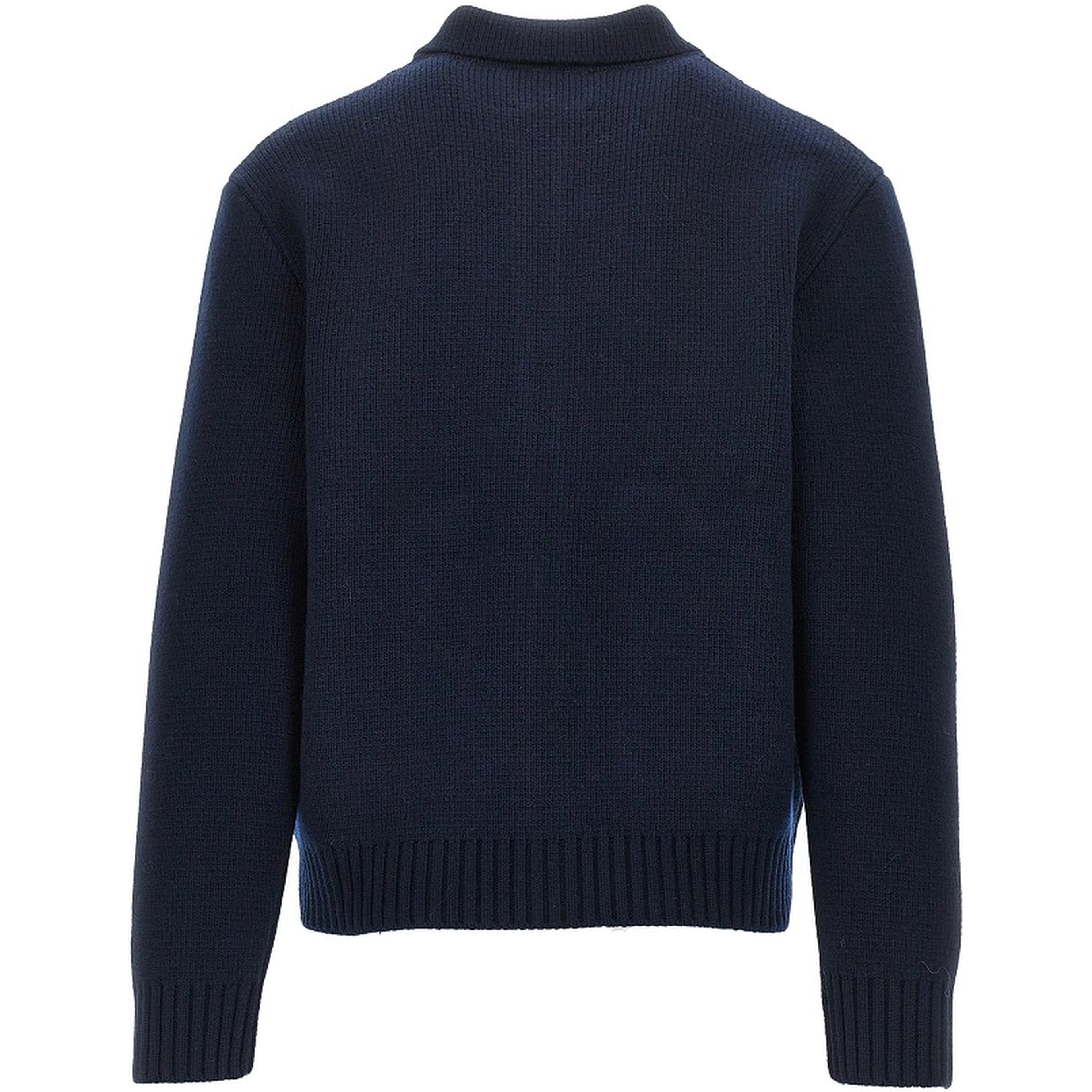 Wool knitted cardigan