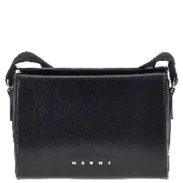 Faux leather crossbody bag