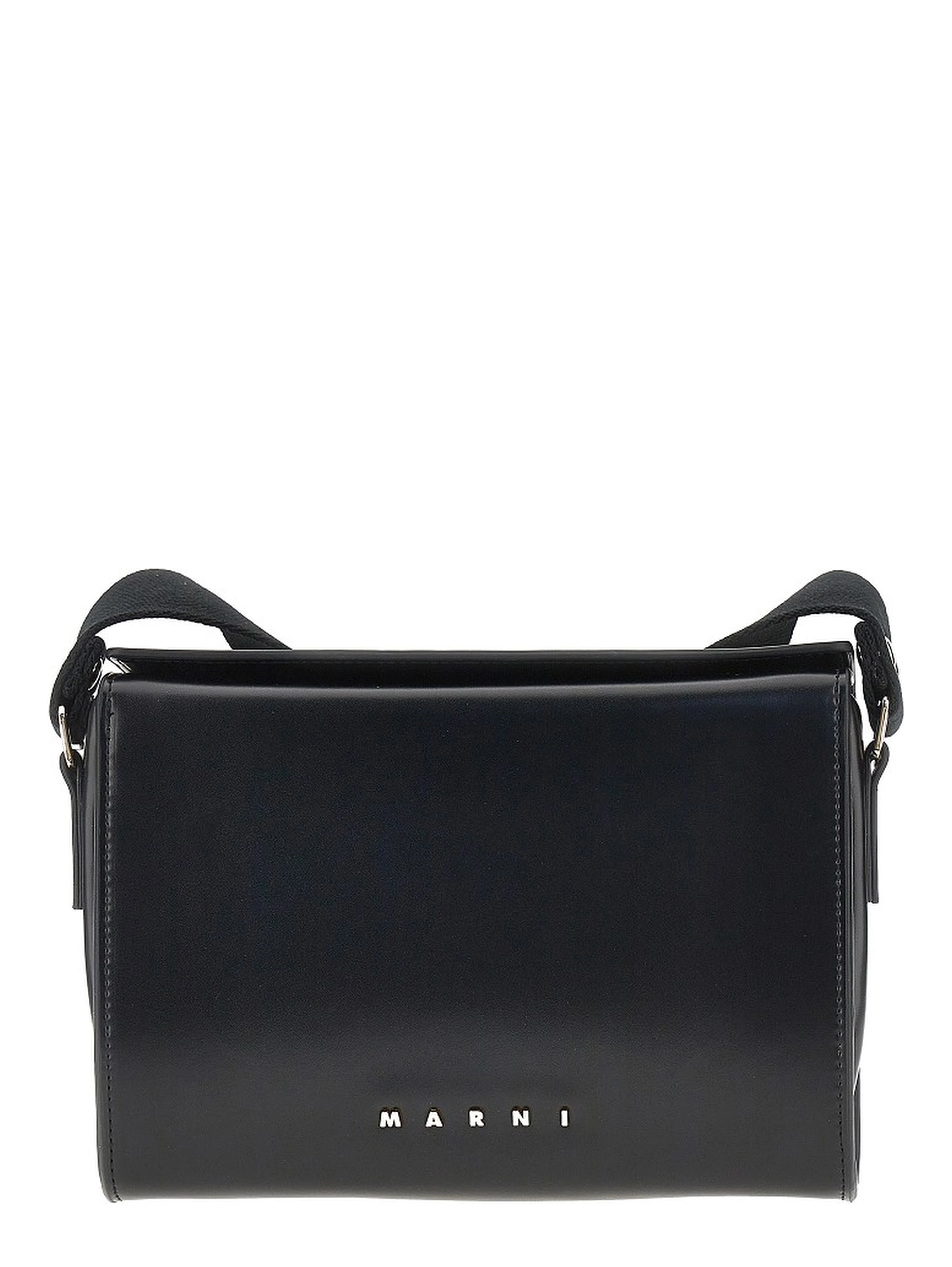 Faux leather crossbody bag