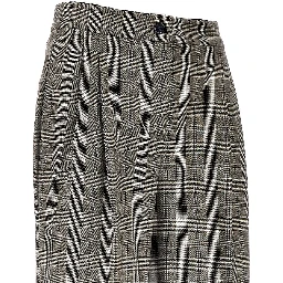 Prince of Wales wide-leg pants