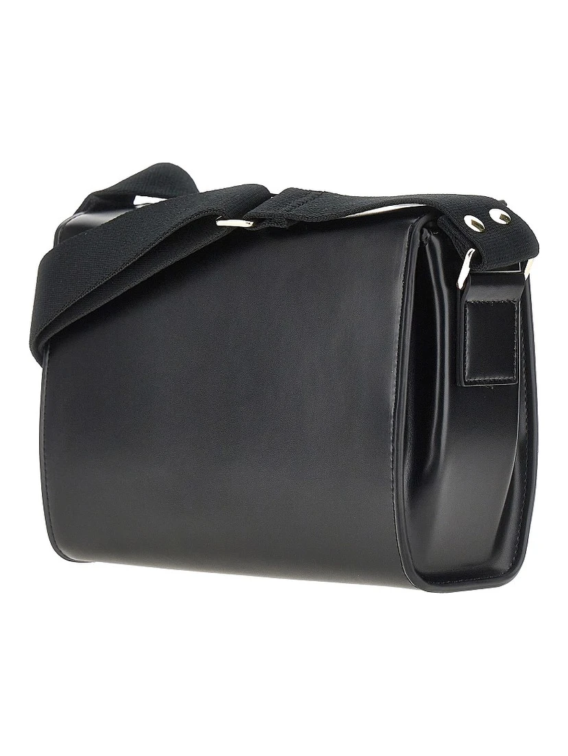 Faux leather crossbody bag