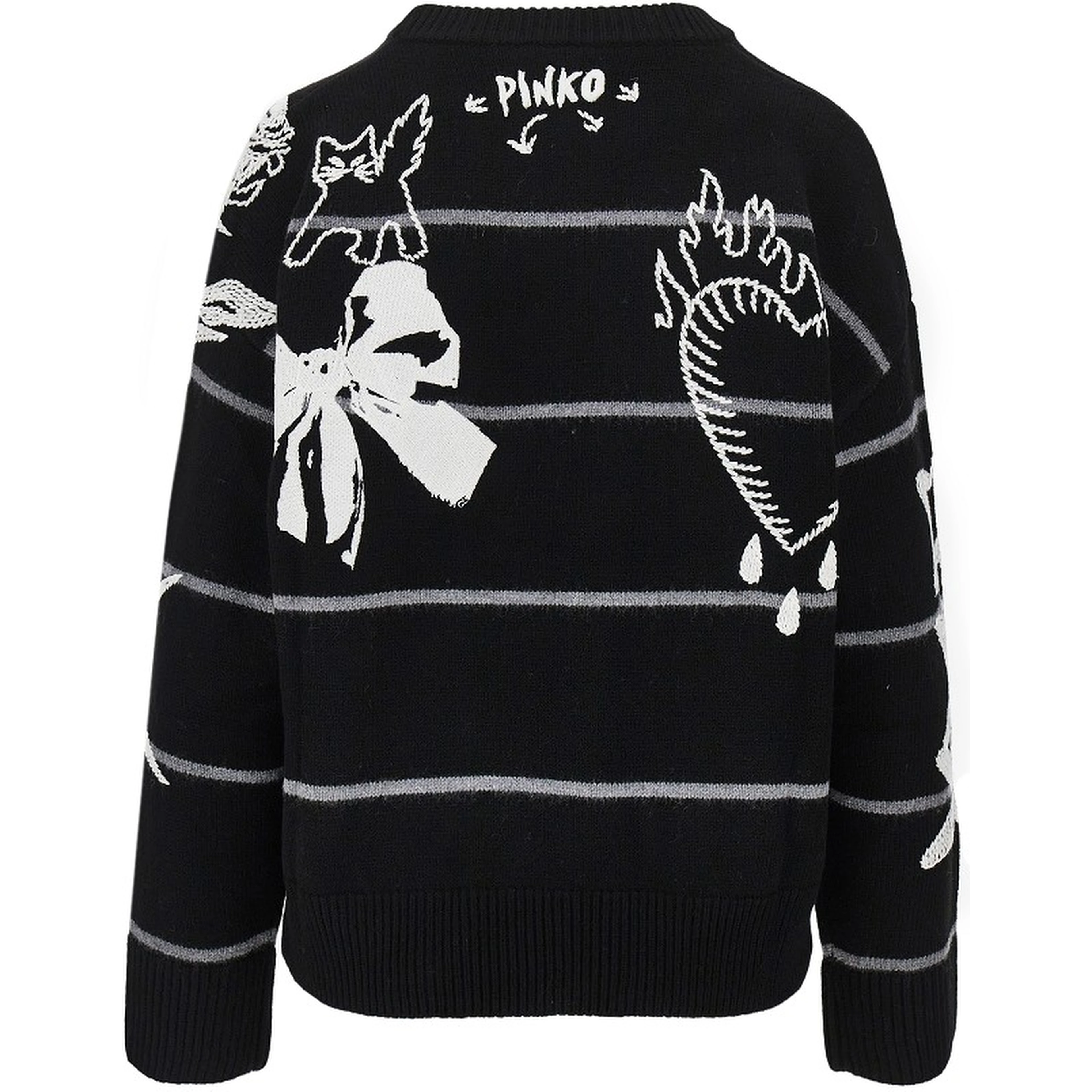 'Quiet Is The New Punk' wool sweater