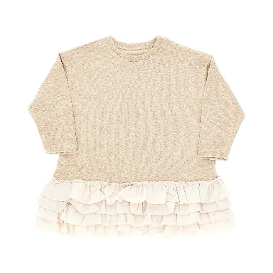 Ruffled cotton-blend mini dress