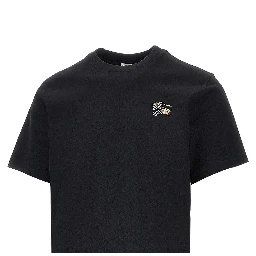 Flocked EKD motif T-shirt