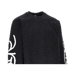 Cotton sweatshirt with logo embroidery