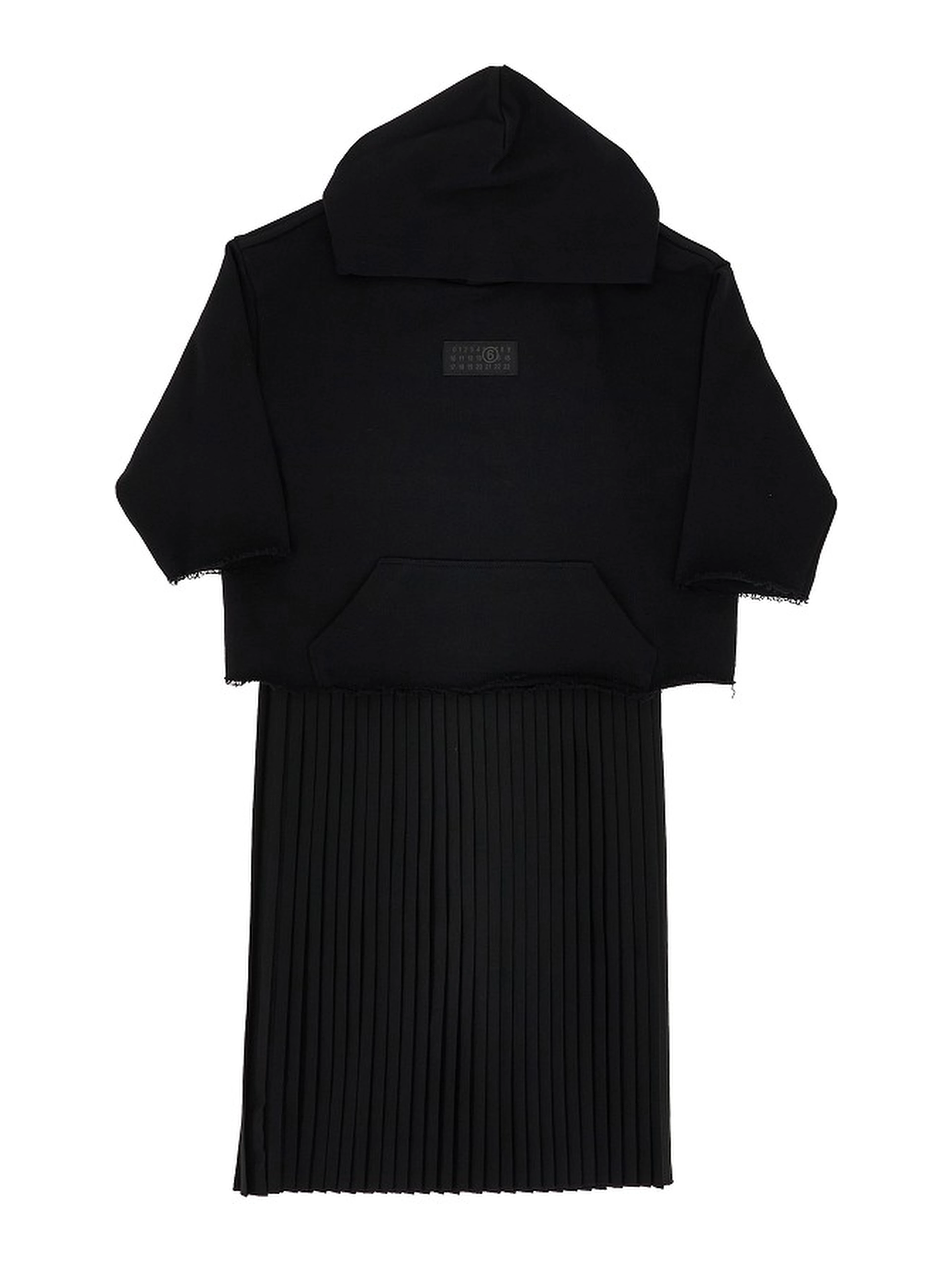 Pleated skirt sweatdress