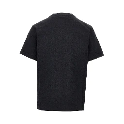 Flocked EKD motif T-shirt
