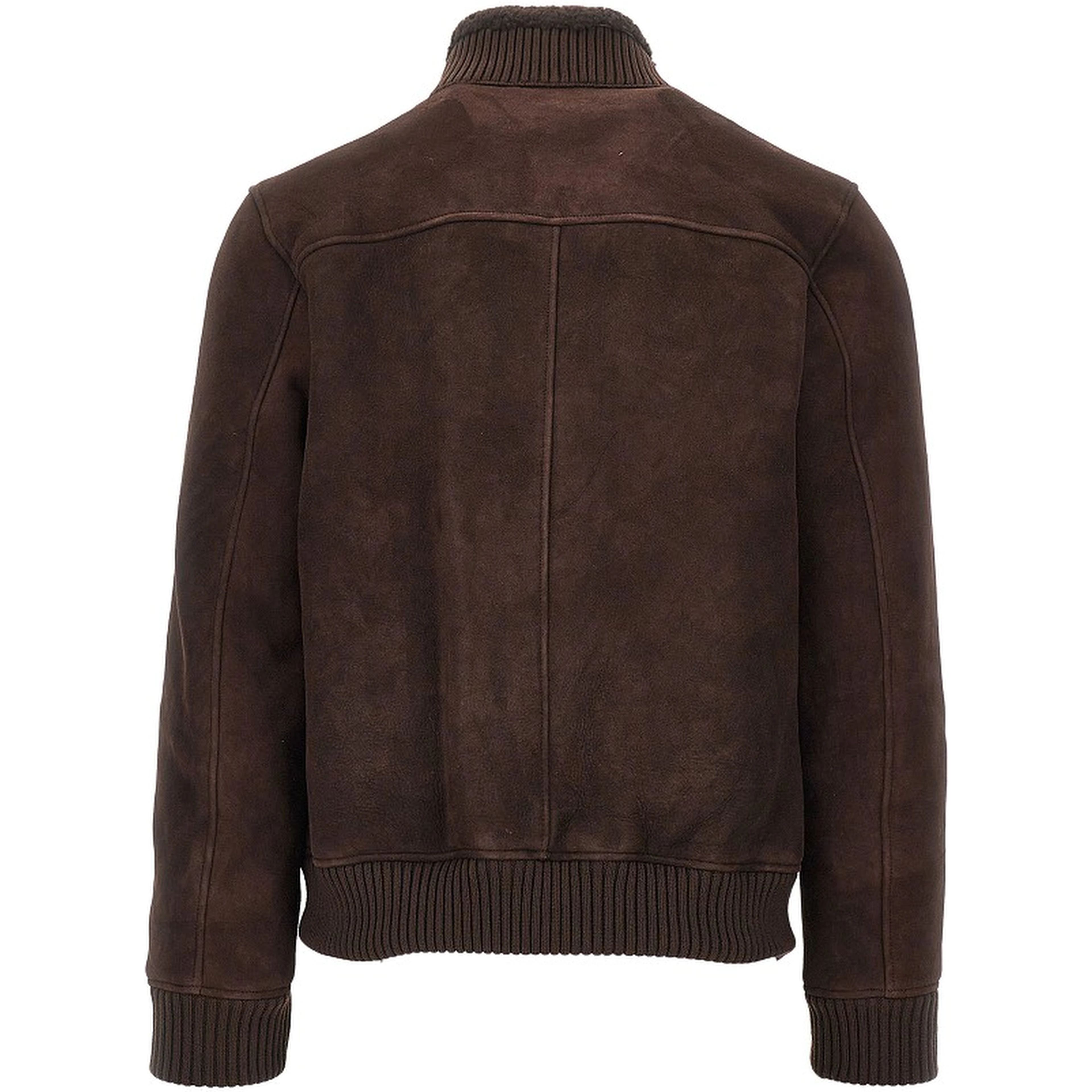 Suede leather jacket