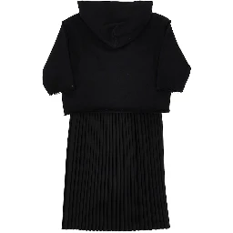 Pleated skirt sweatdress