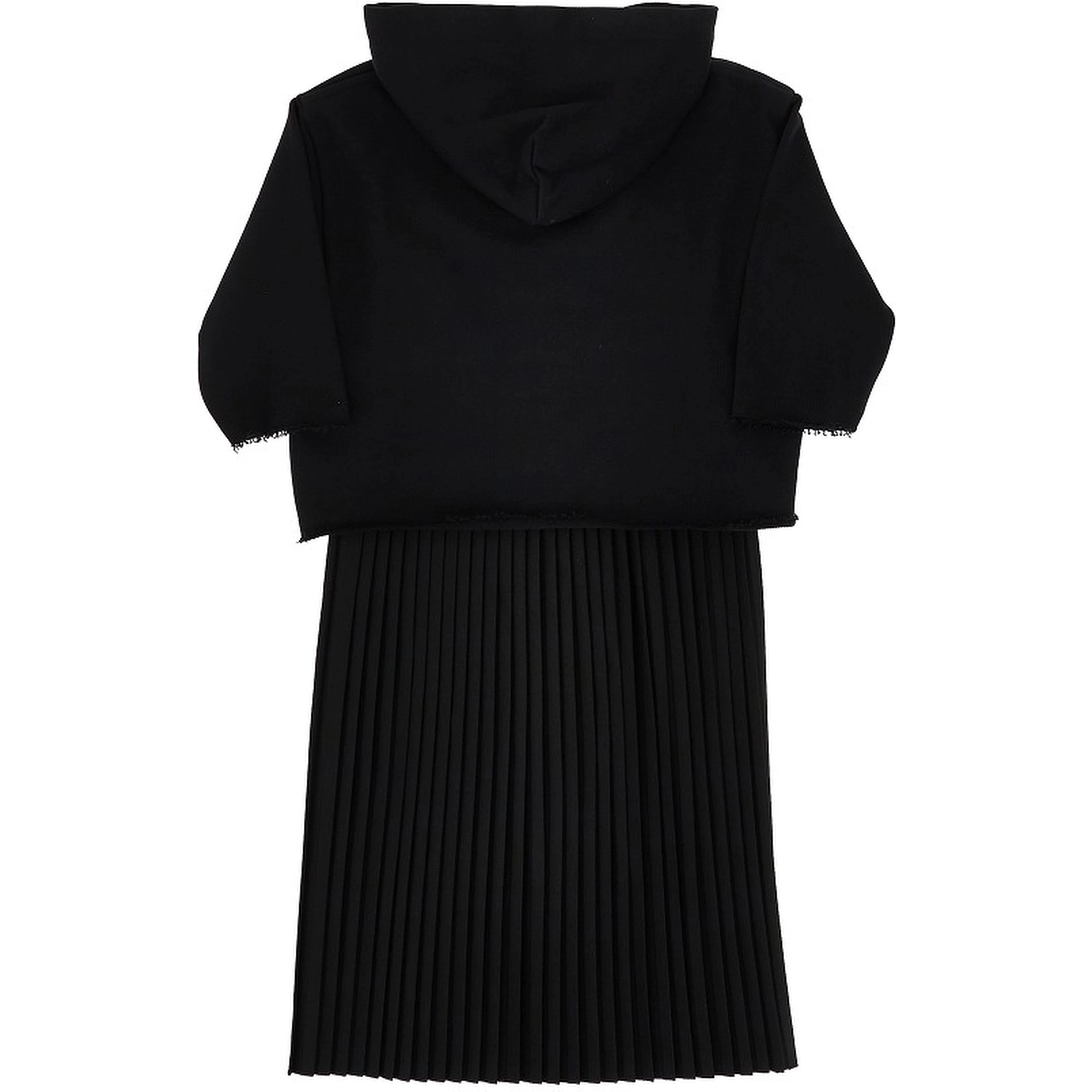 Pleated skirt sweatdress