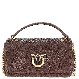 Leather large Click Soft Horizontal bag