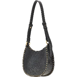 Leather 'Mini Half Moon' shoulder bag