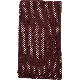 'Poppy Double' wool scarf