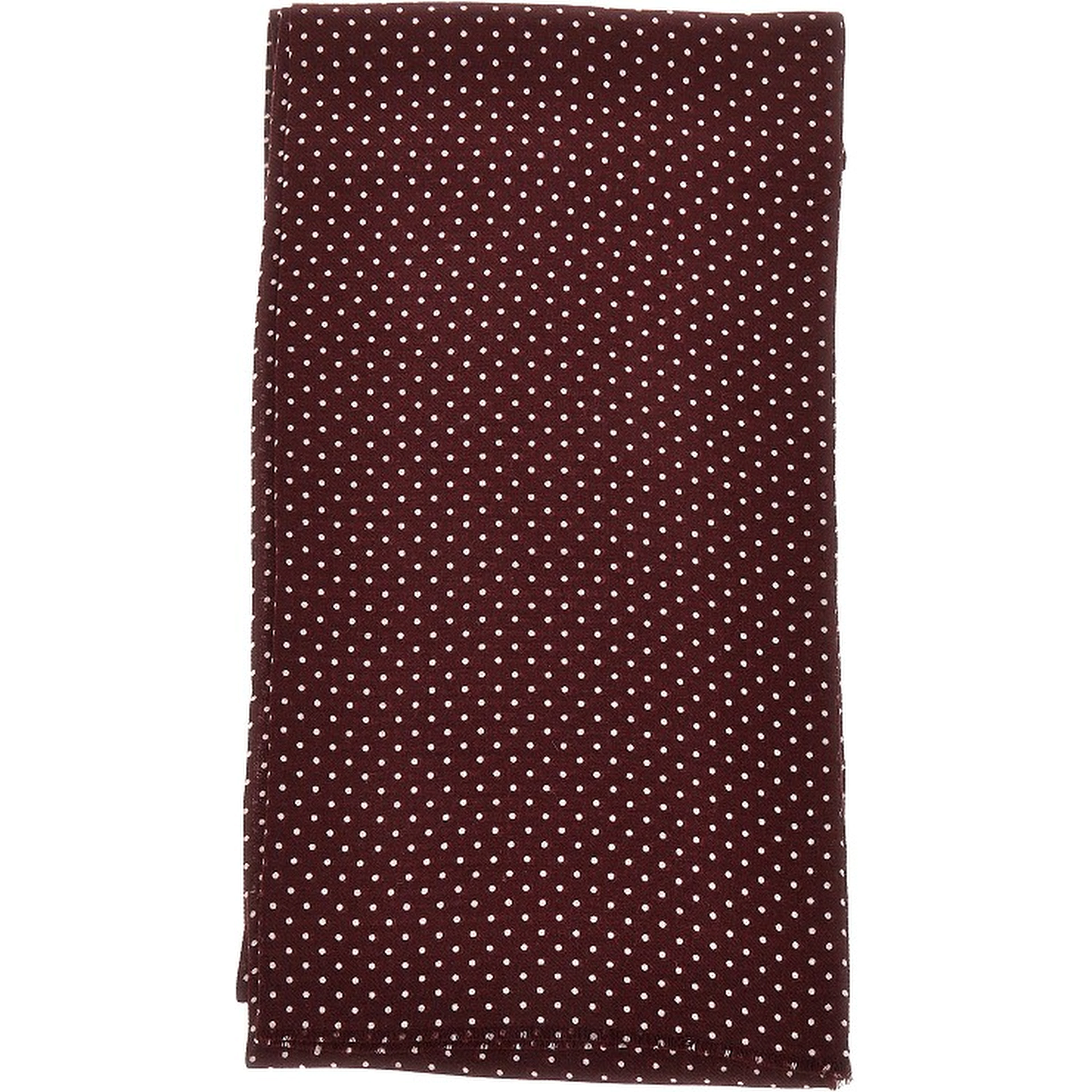 'Poppy Double' wool scarf