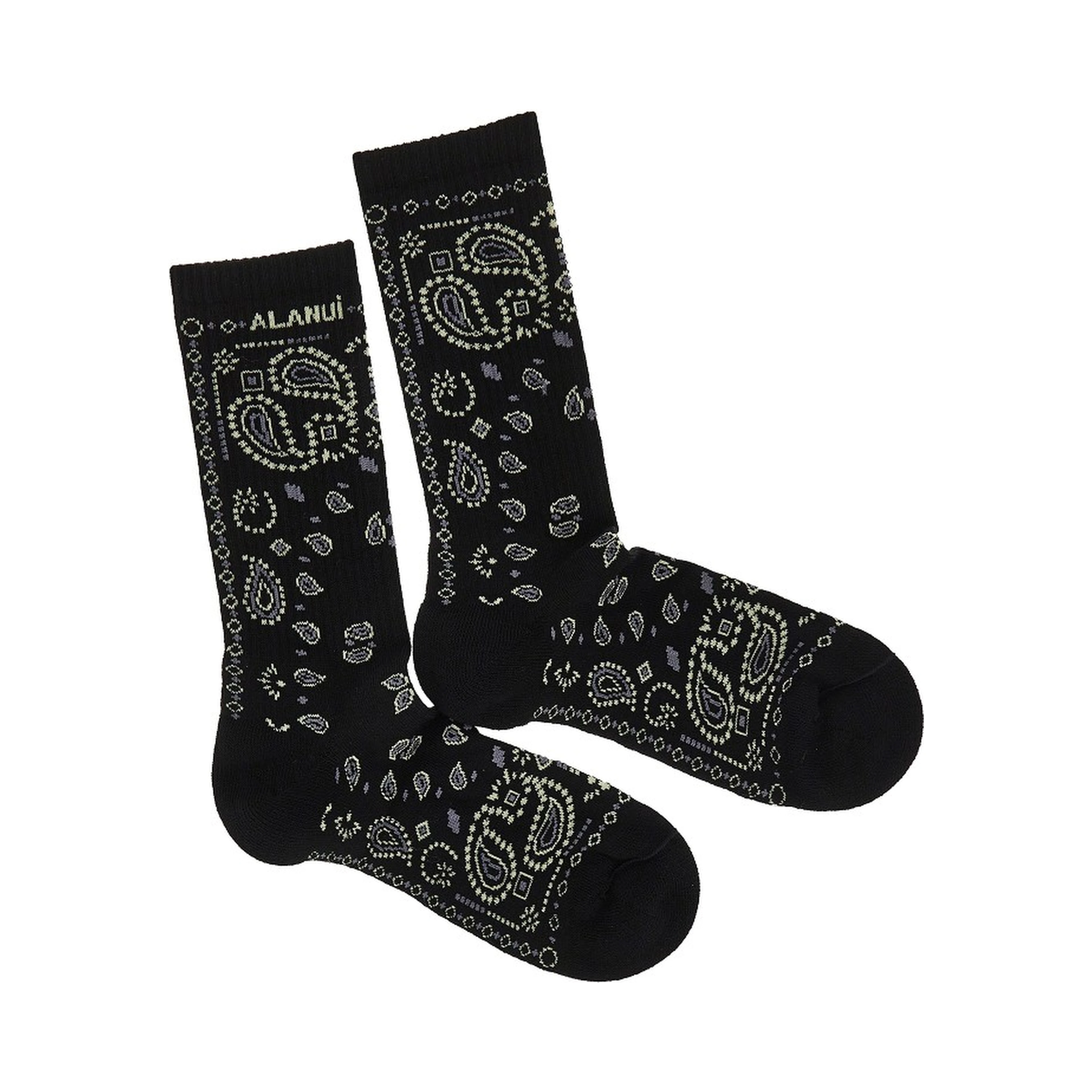 Cotton-blend socks with Bandana motif