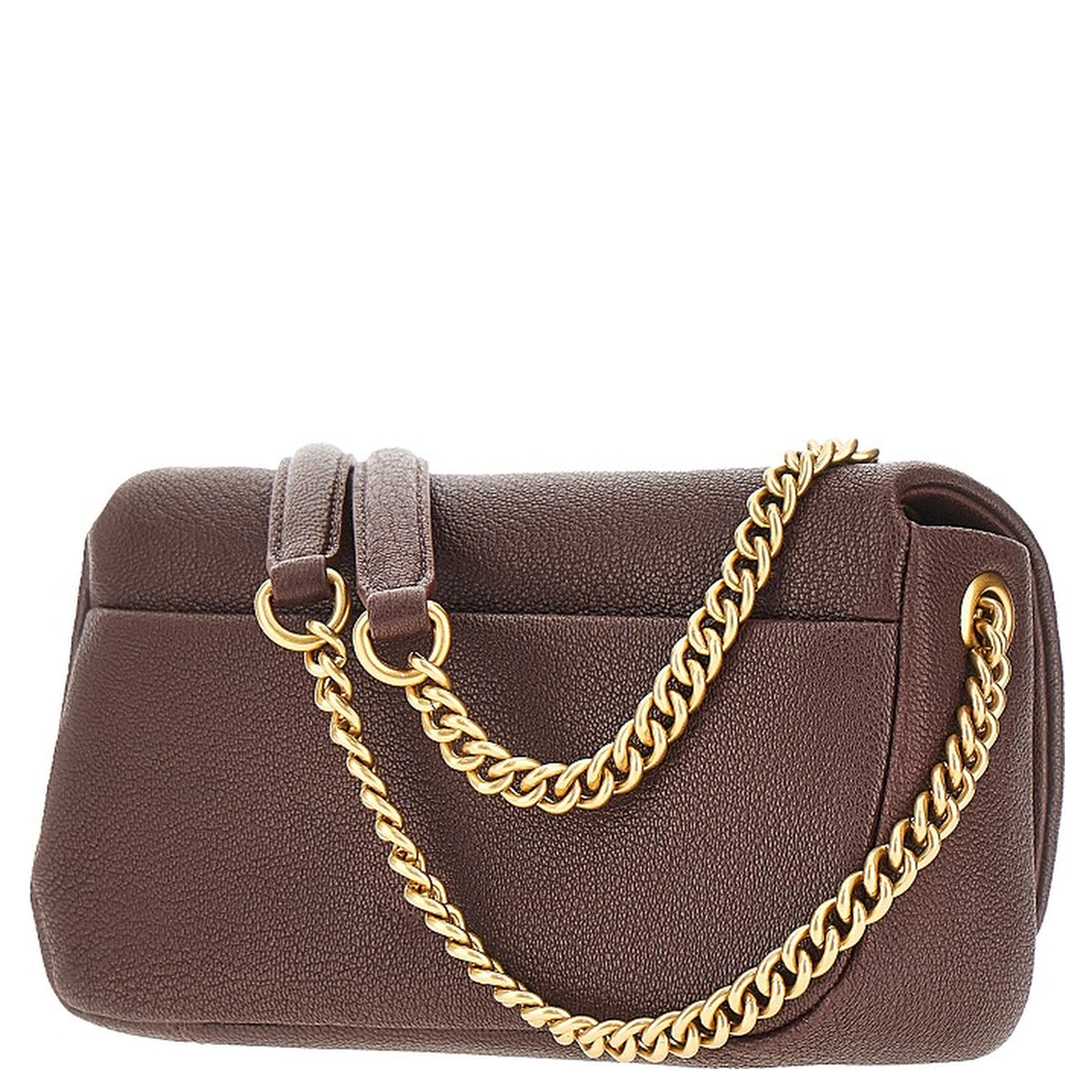 Leather large Click Soft Horizontal bag