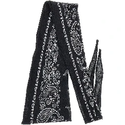 Cashmere-blend scarf with Bandana motif