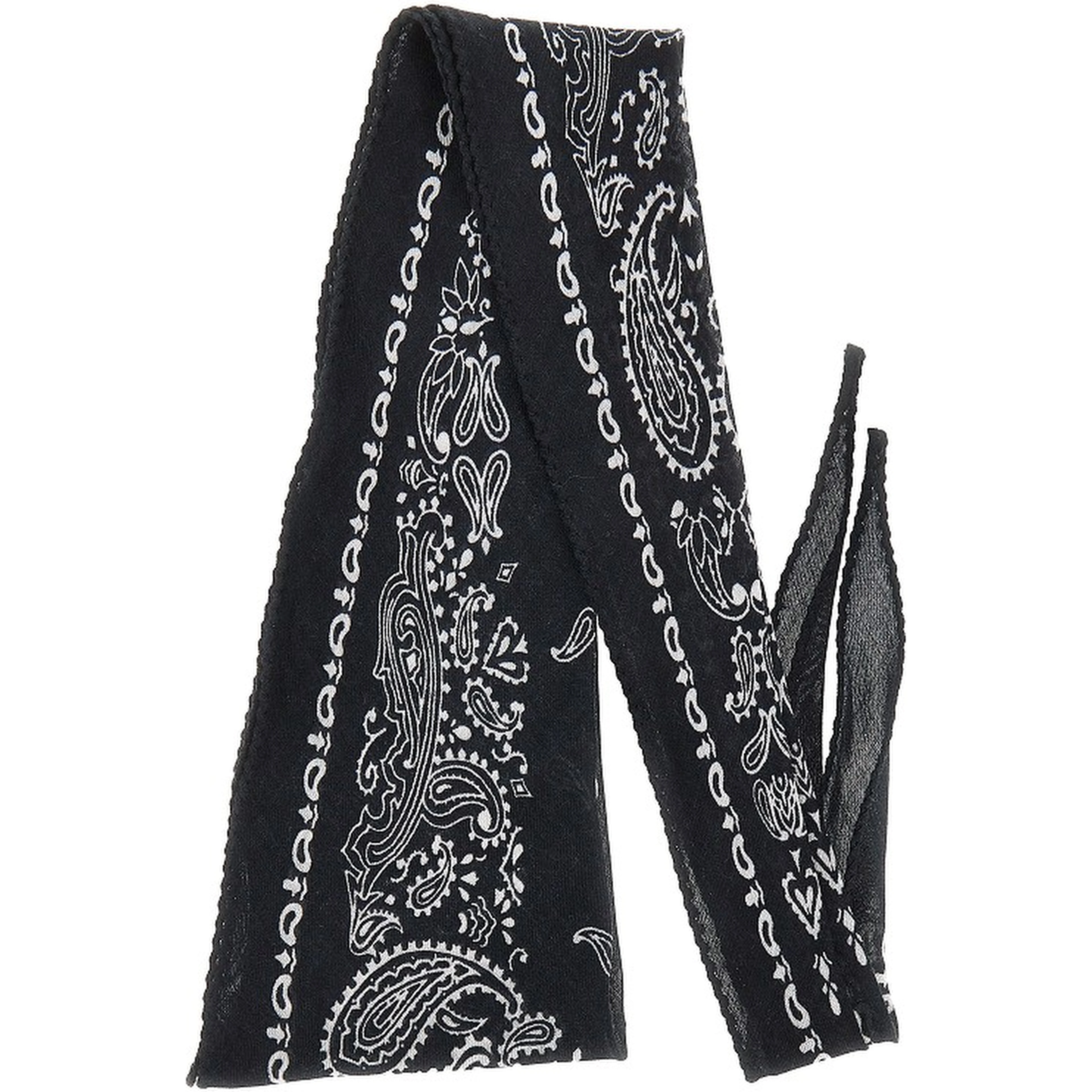 Cashmere-blend scarf with Bandana motif
